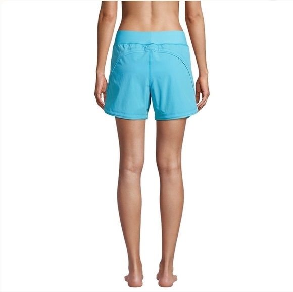 Lands' End Women's 5" Quick Dry Swim Shorts with Panty Sz 18 - Picture 4 of 7